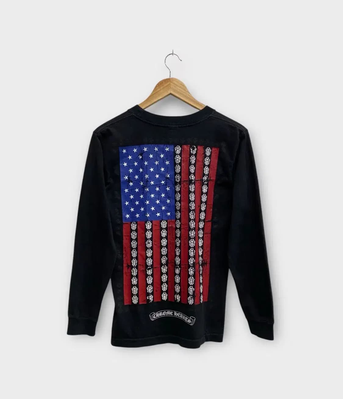 크롬하츠 아메리칸 플래그(American Flag)롱슬리브 S 상품이미지1