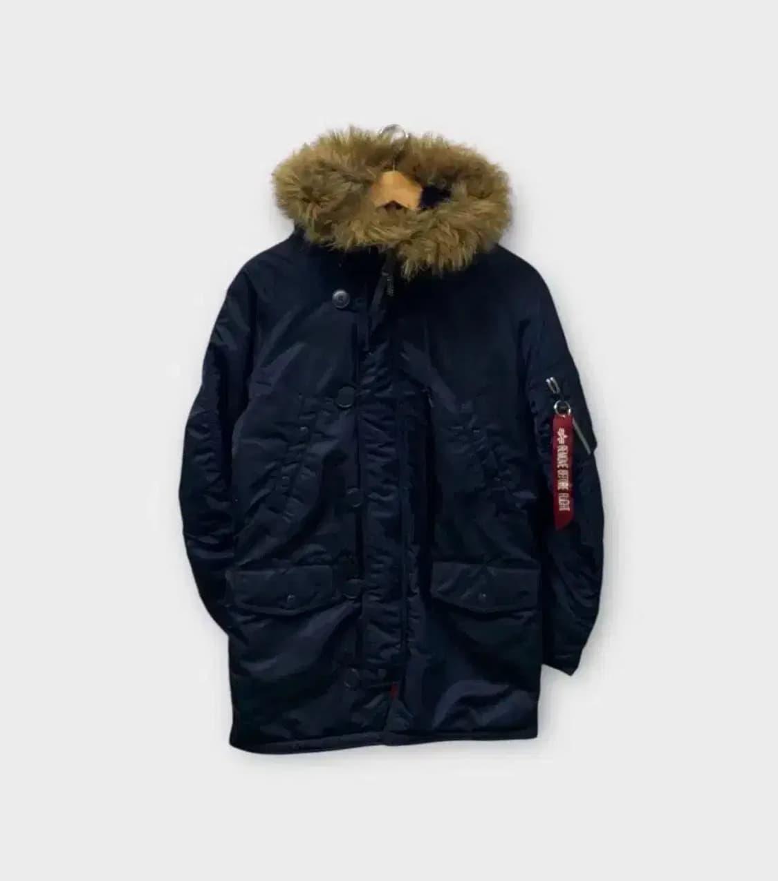 알파인더스트리 N3B 네이비 안감누빔 패딩 XS-S 상품이미지1