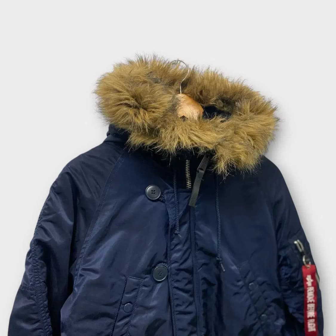 알파인더스트리 N3B 네이비 안감누빔 패딩 XS-S 상품이미지2