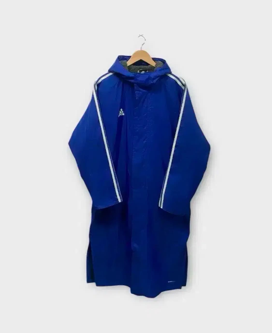 Adidas 아디다스 블루 쉐르파 패딩 돕바 L-XL 상품이미지1