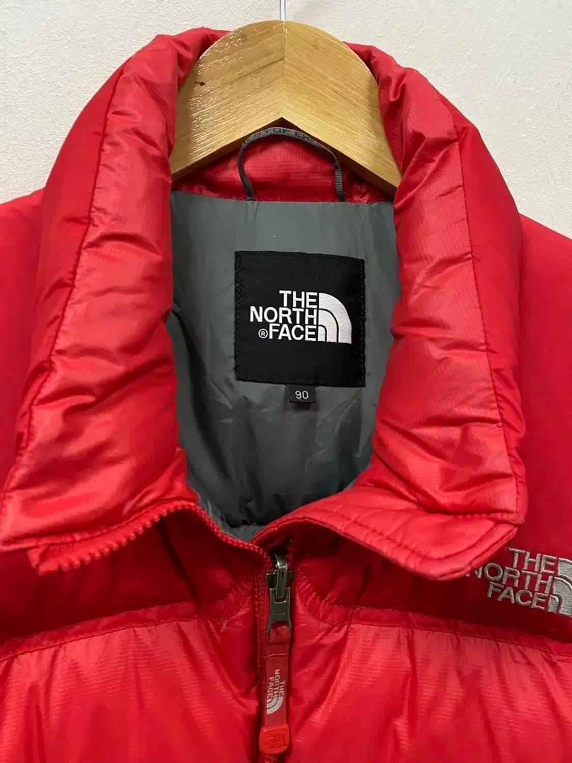 노스페이스 눕시패딩 레드 90 상품이미지4