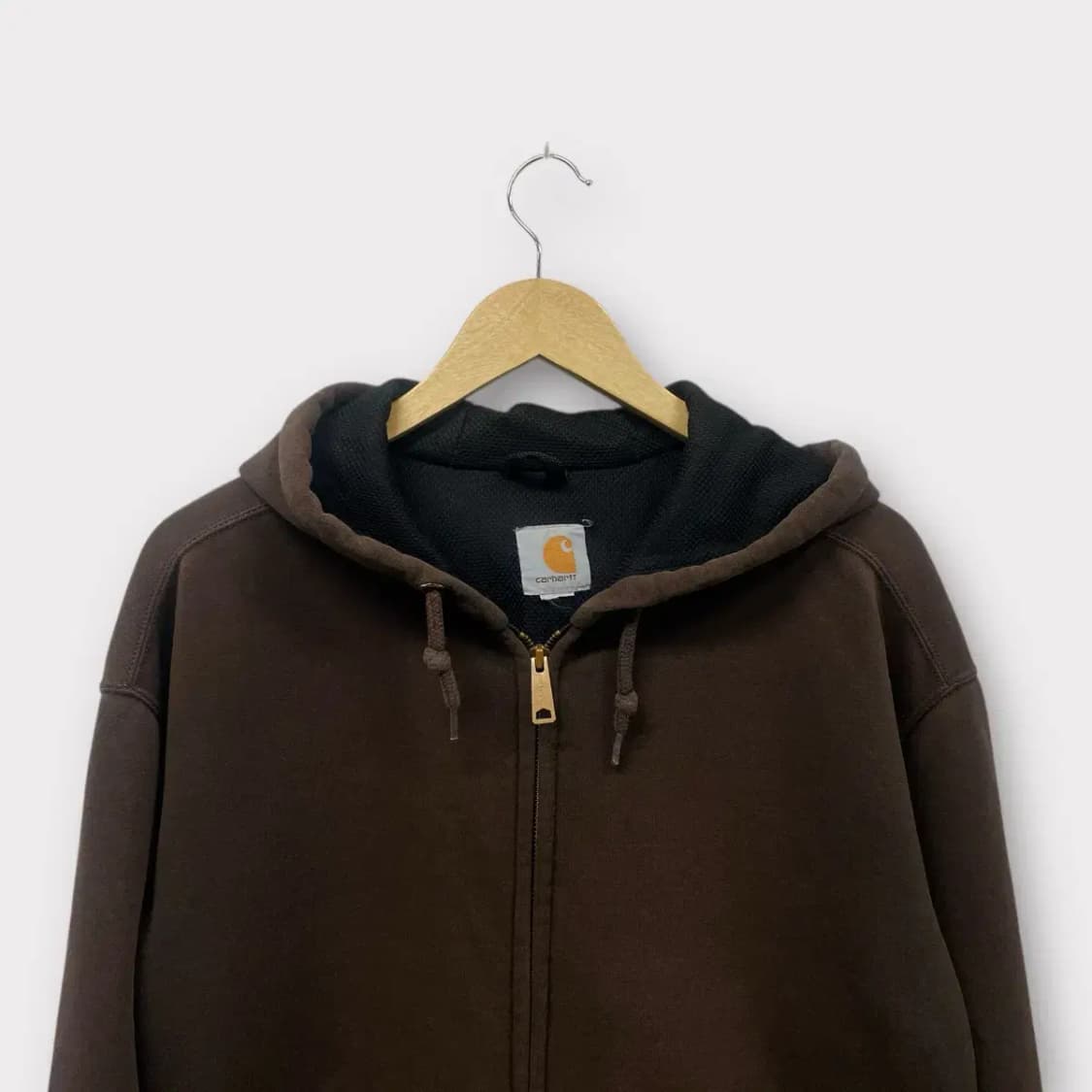 칼하트 브라운 후드 집업 L 상품이미지2