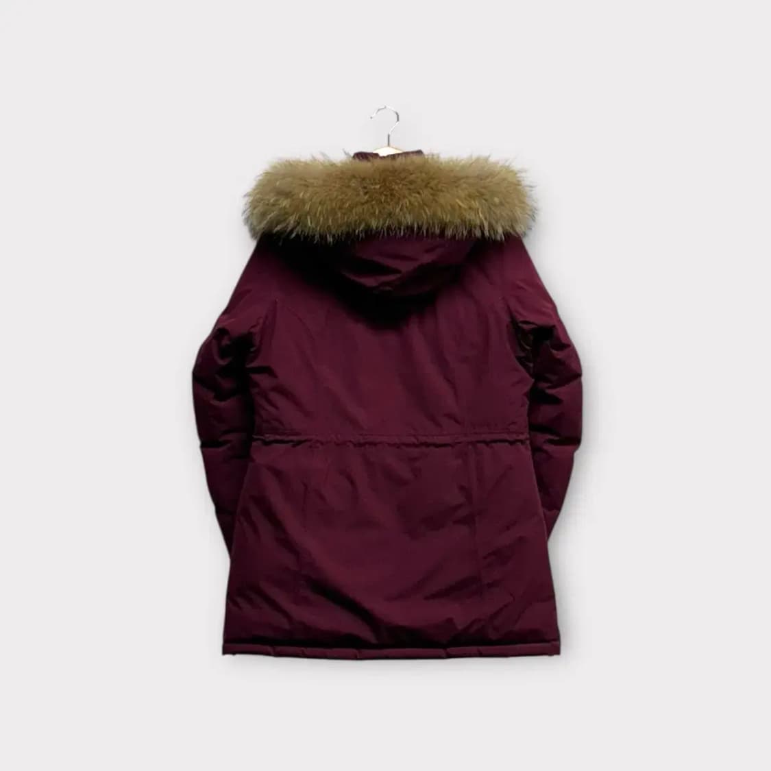 에이글 라쿤퍼 버건디 패딩 90 상품이미지3