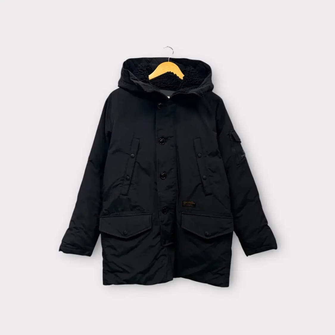 에스피오나지 블랙 후드 패딩 L 상품이미지1