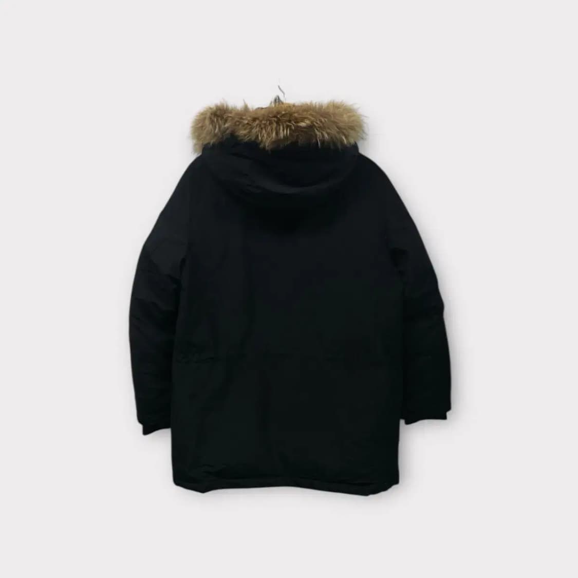 헤지스 HAZZYS 너구리털 패딩 L 상품이미지4