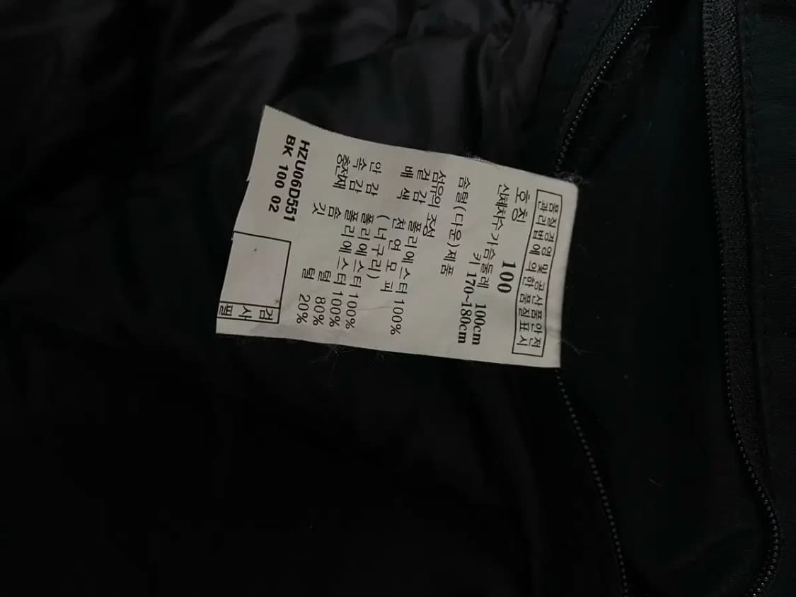 헤지스 HAZZYS 너구리털 패딩 L 상품이미지6