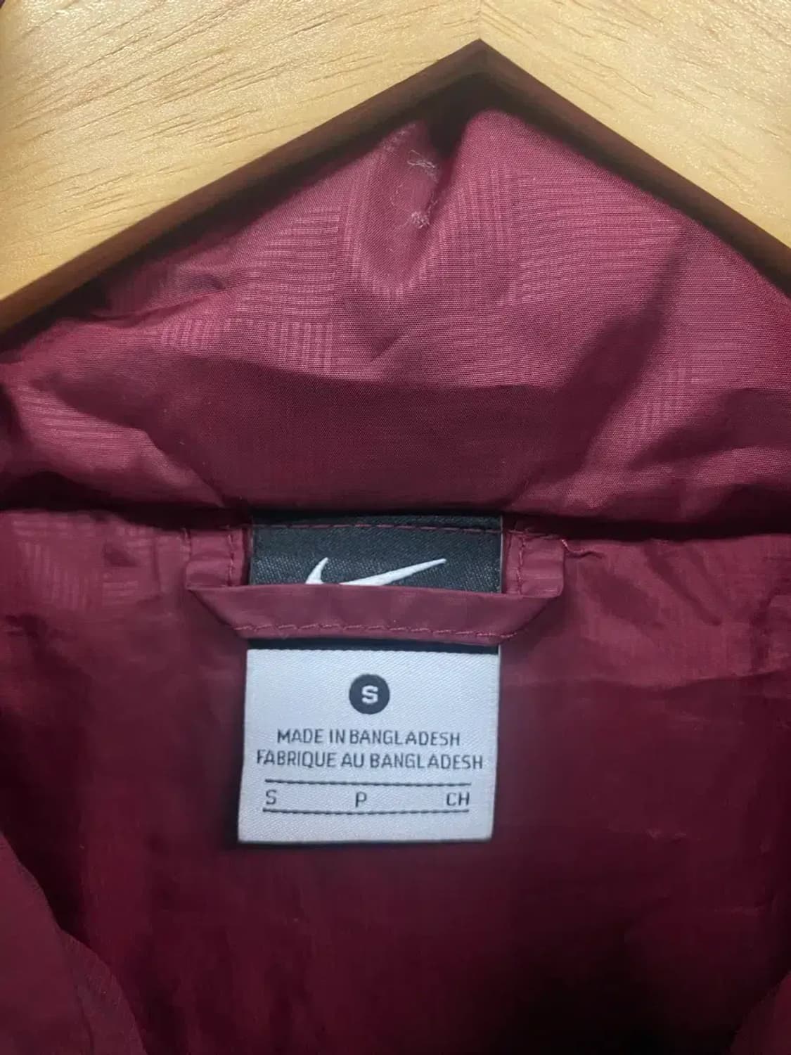 나이키 아스날 버건디 덕다운 패딩 M 상품이미지5