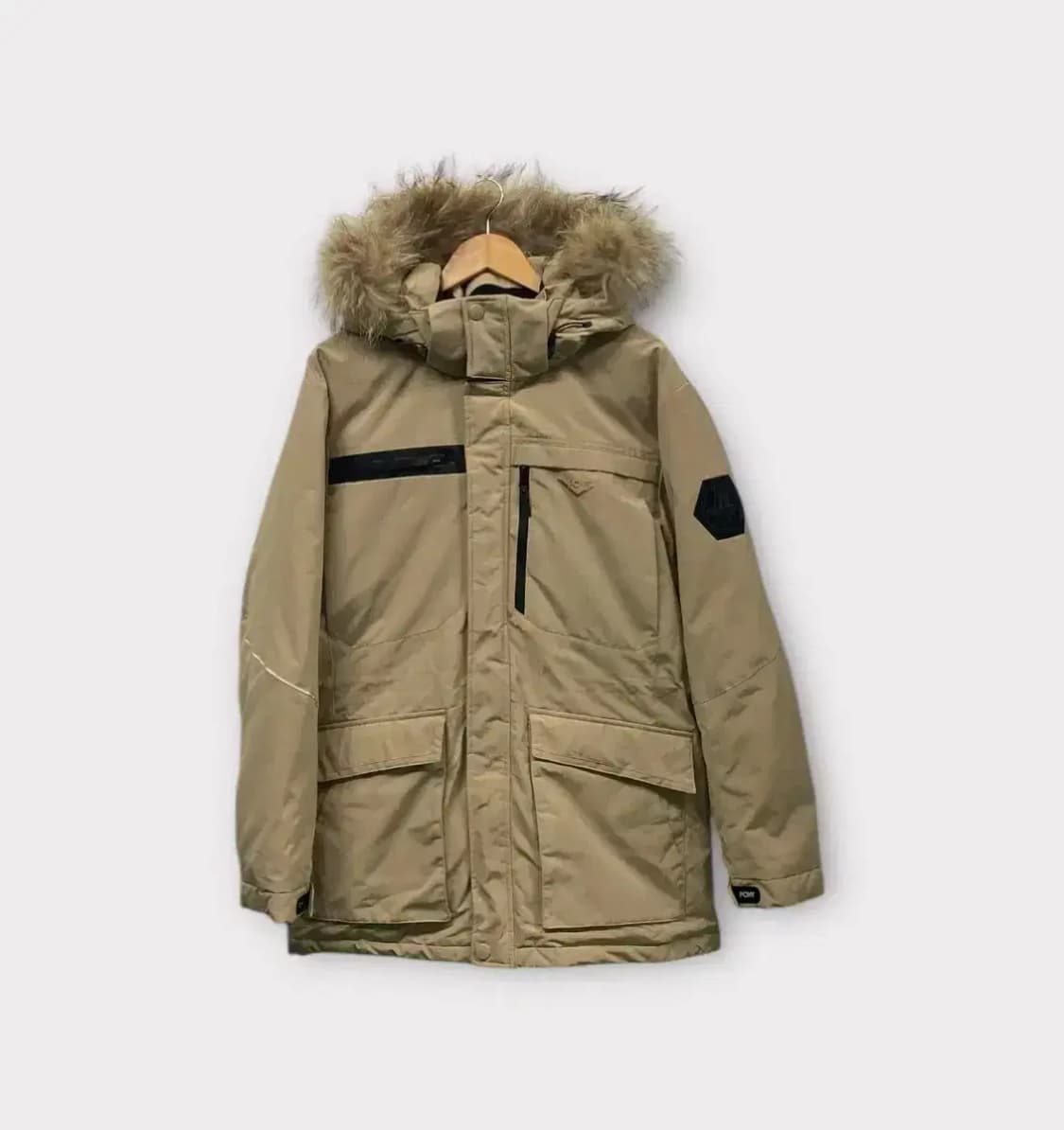 포니 pony 베이지 덕다운 패딩 XL 상품이미지1