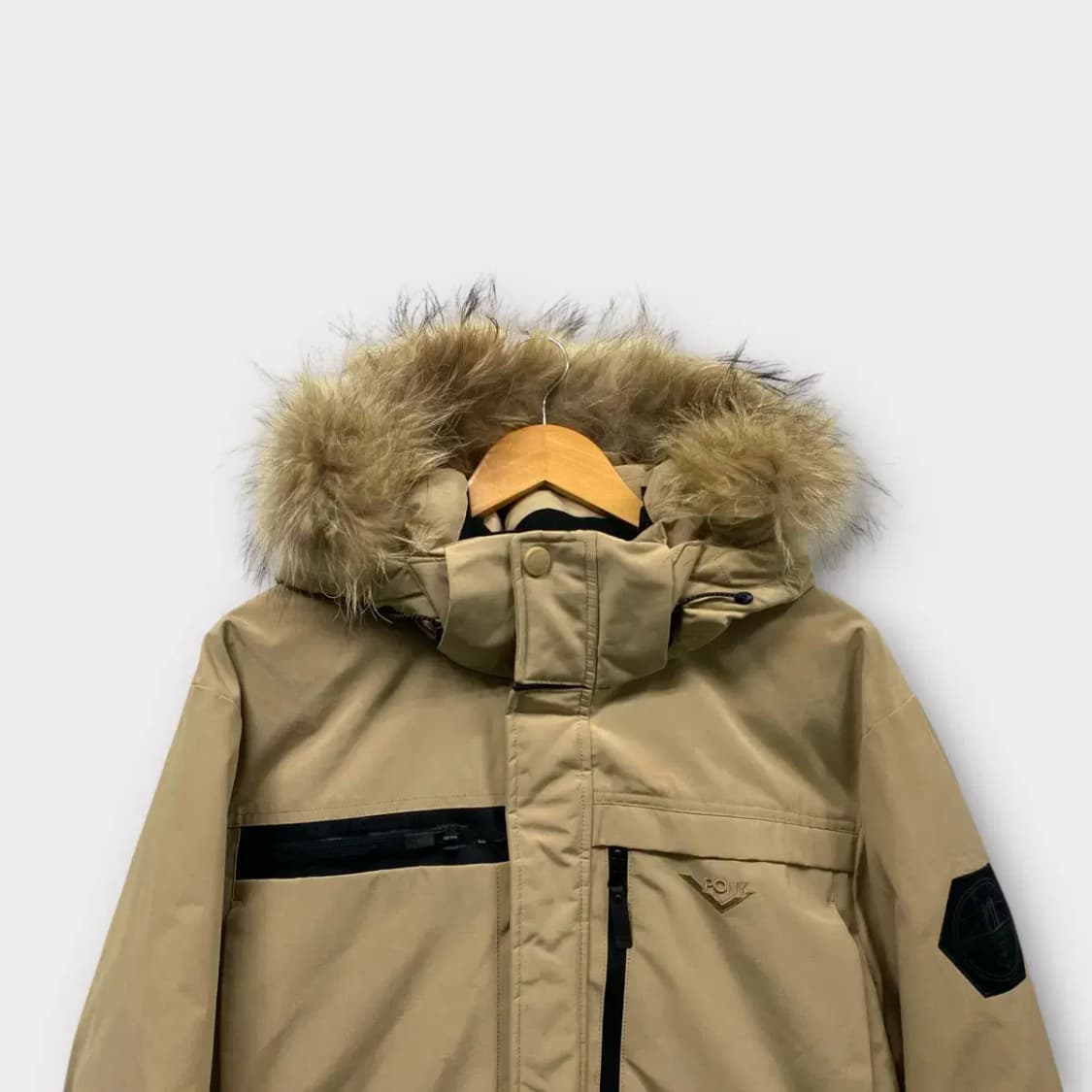 포니 pony 베이지 덕다운 패딩 XL 상품이미지2