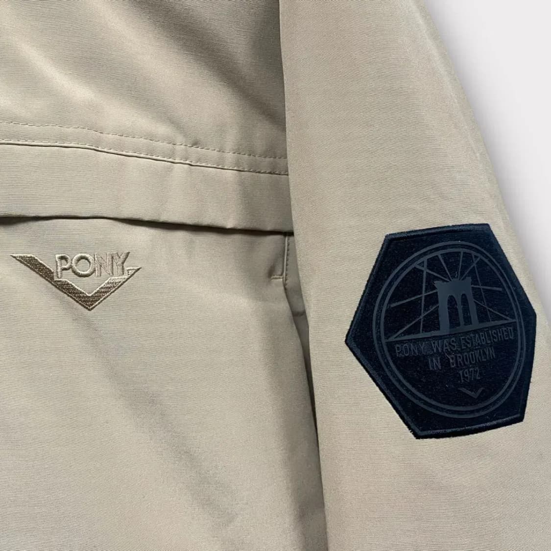 포니 pony 베이지 덕다운 패딩 XL 상품이미지3