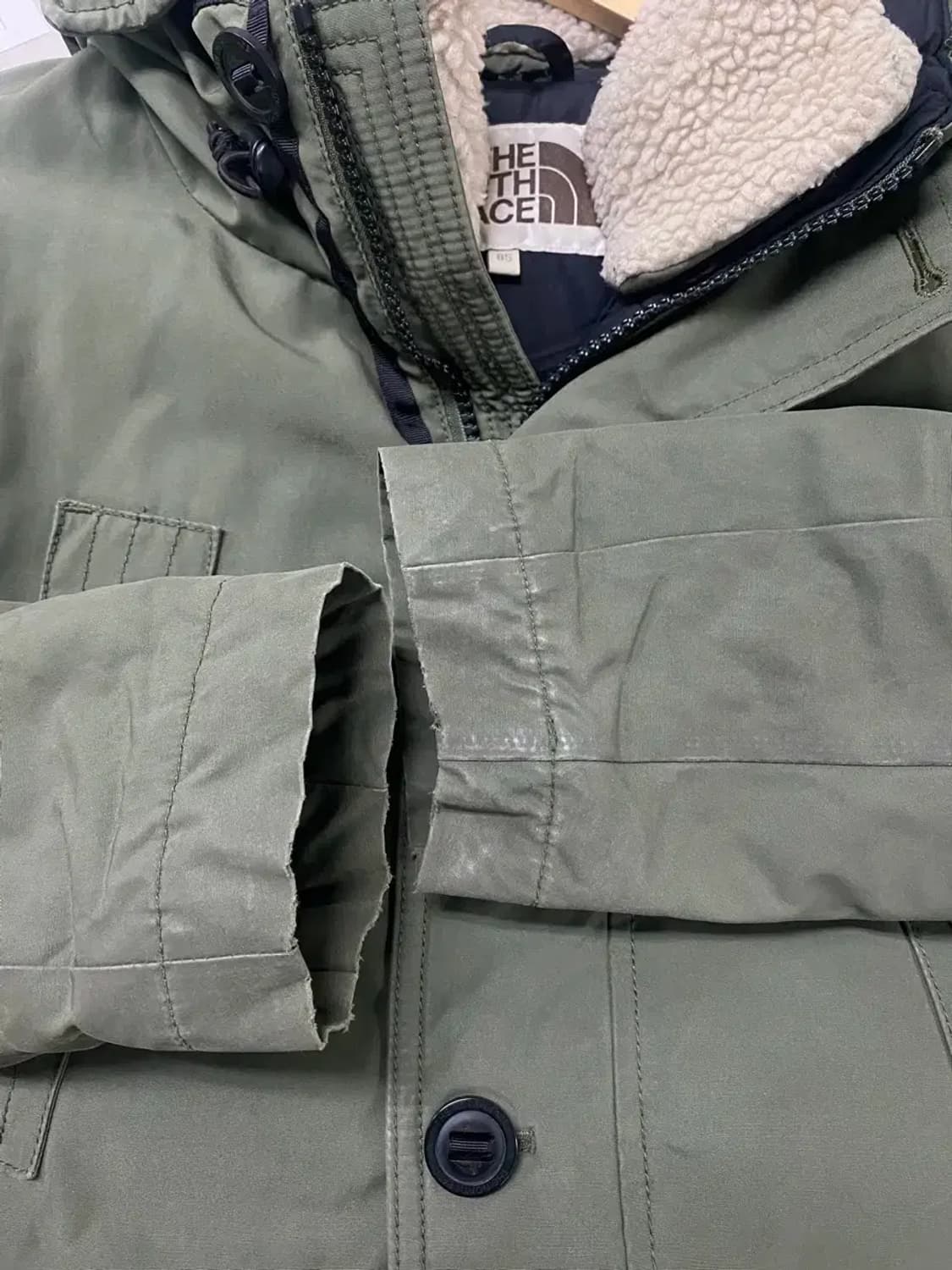 노스페이스 알파 패딩 구스다운 카키 85 상품이미지7