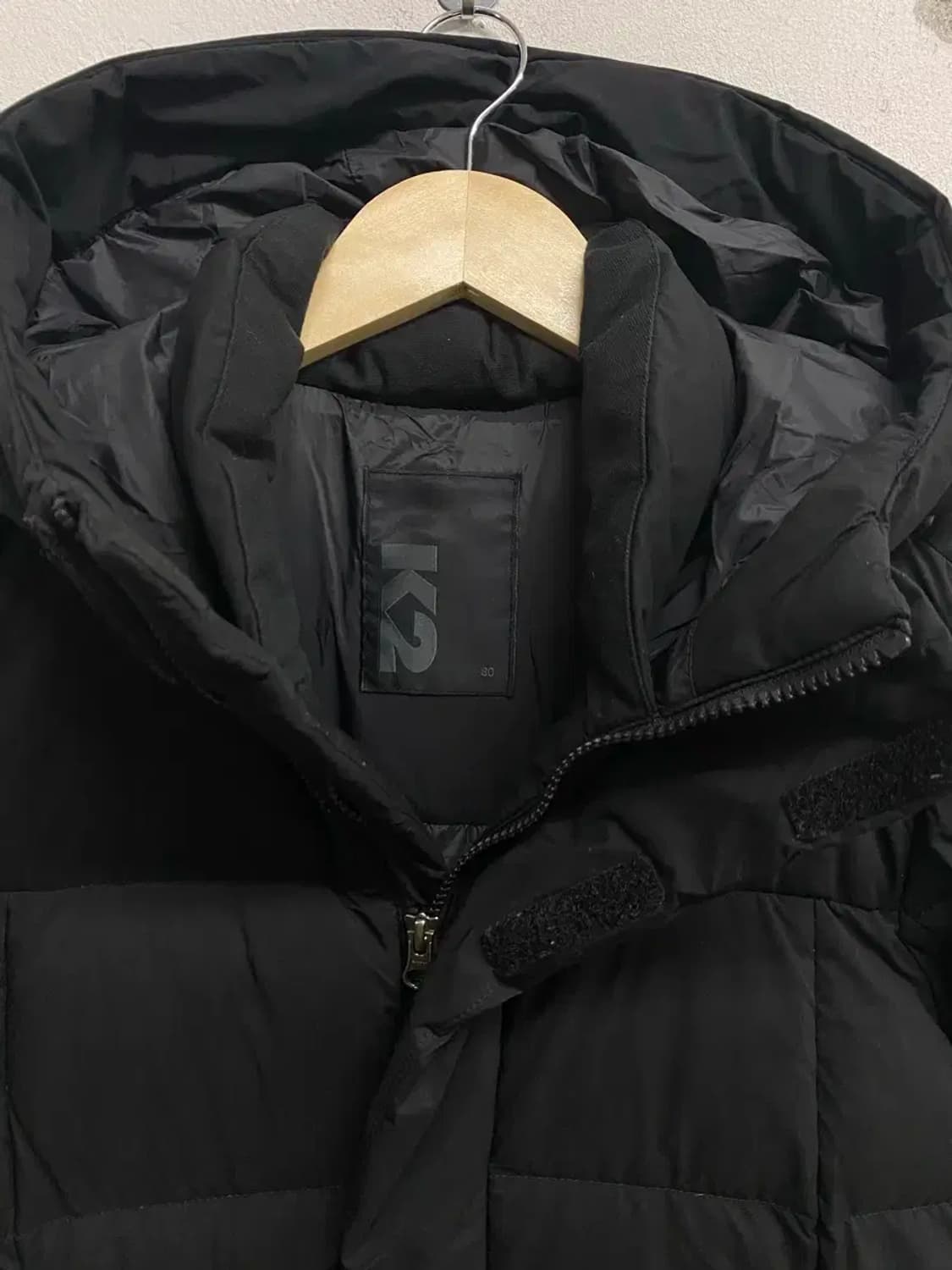 K2 블랙 덕다운 롱패딩 80 상품이미지4