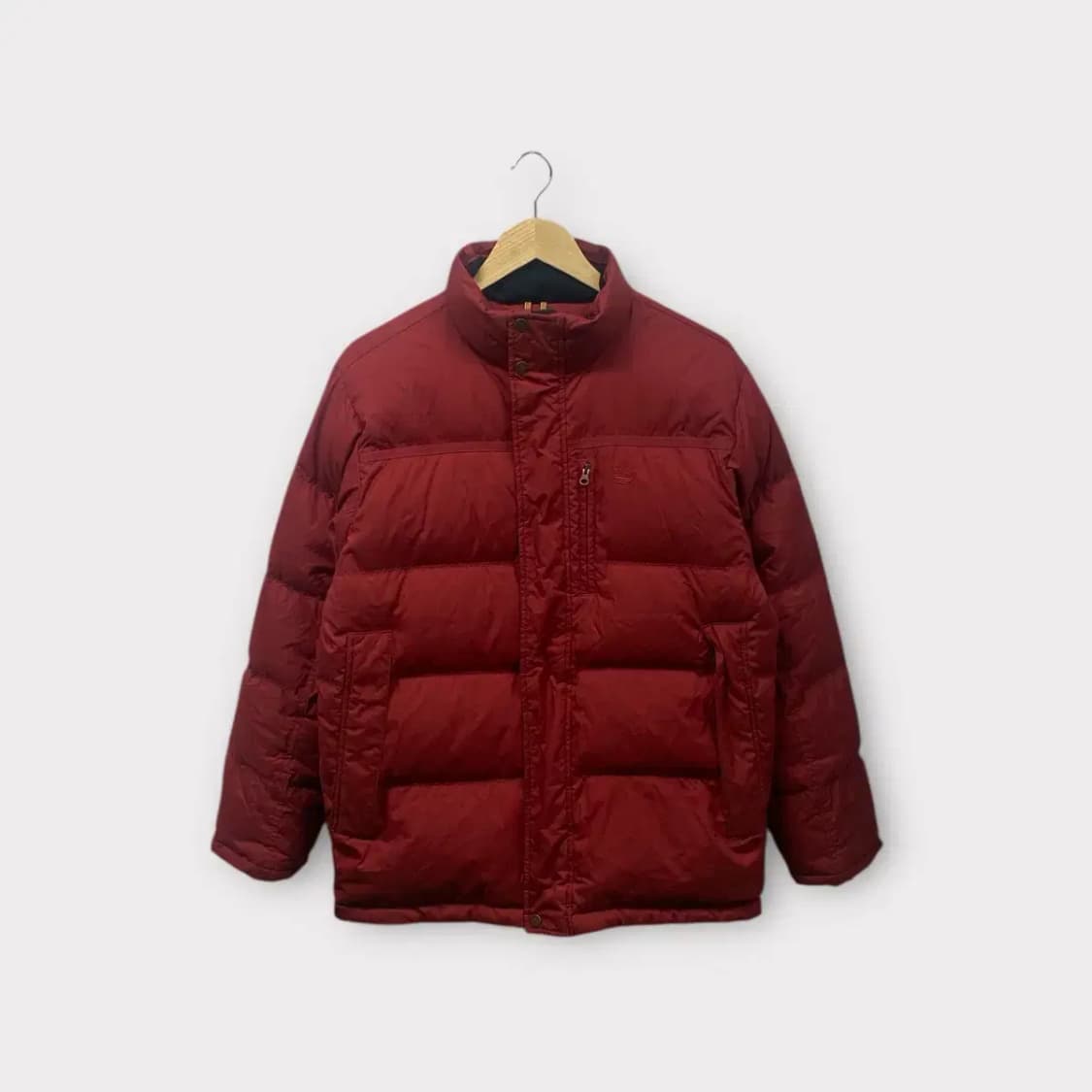 팀버랜드 버건디 컬러 패딩 S-M 상품이미지1