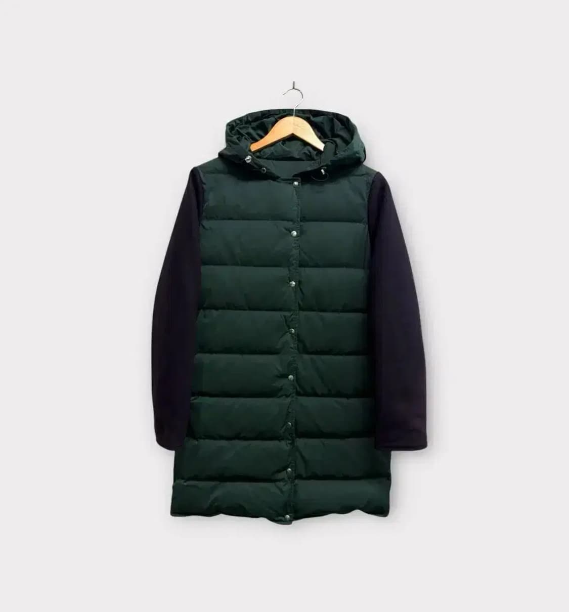라코스테 그린 롱패딩 구스다운 여성 M-L 상품이미지1