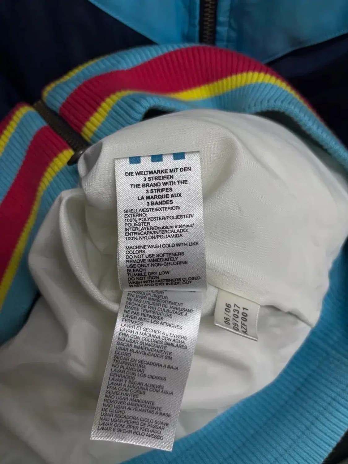 아디다스 올드스쿨 레인보우 패딩 M 상품이미지7