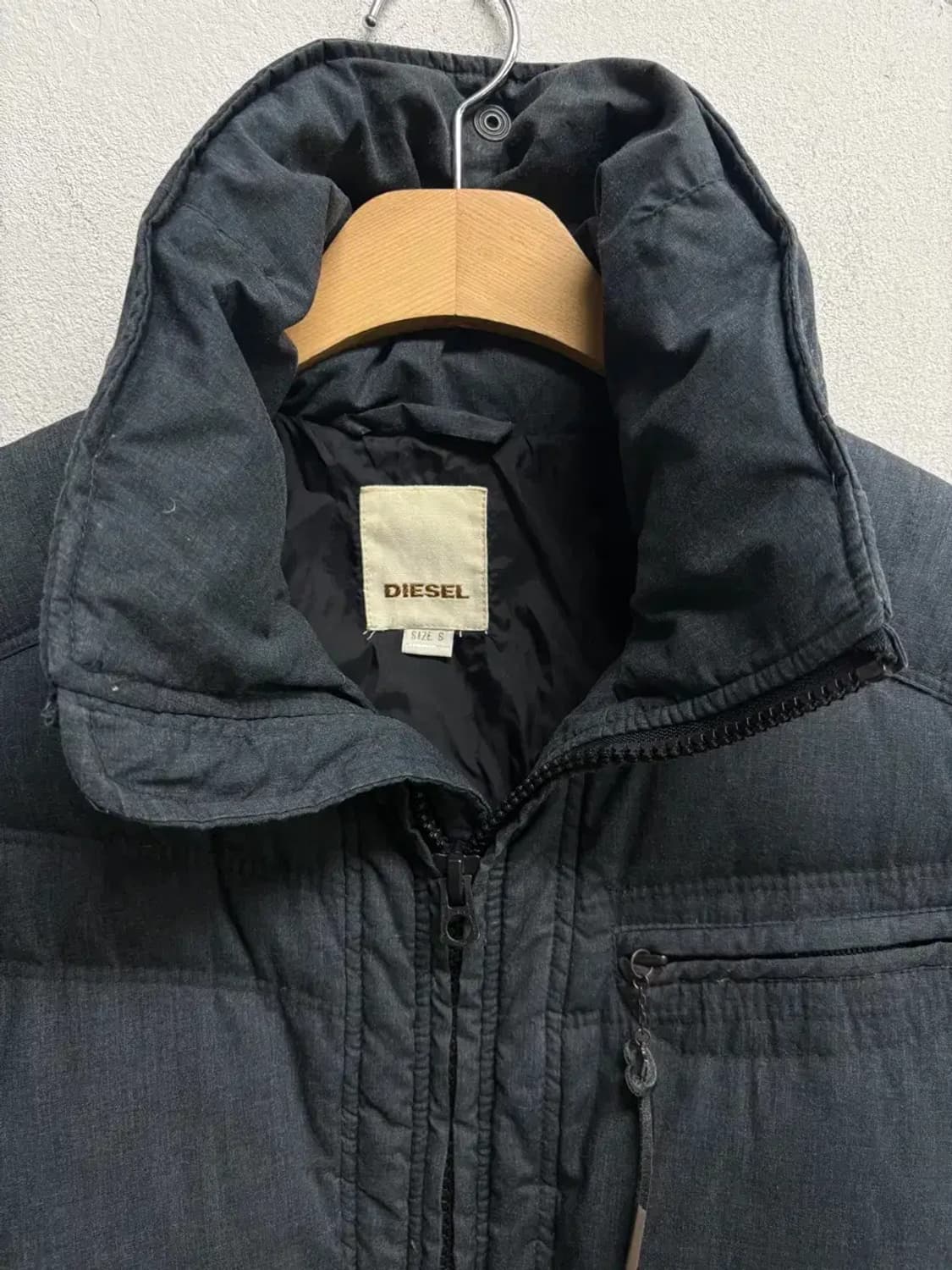 디젤 DIESEL 바이커 푸퍼패딩 S 상품이미지4