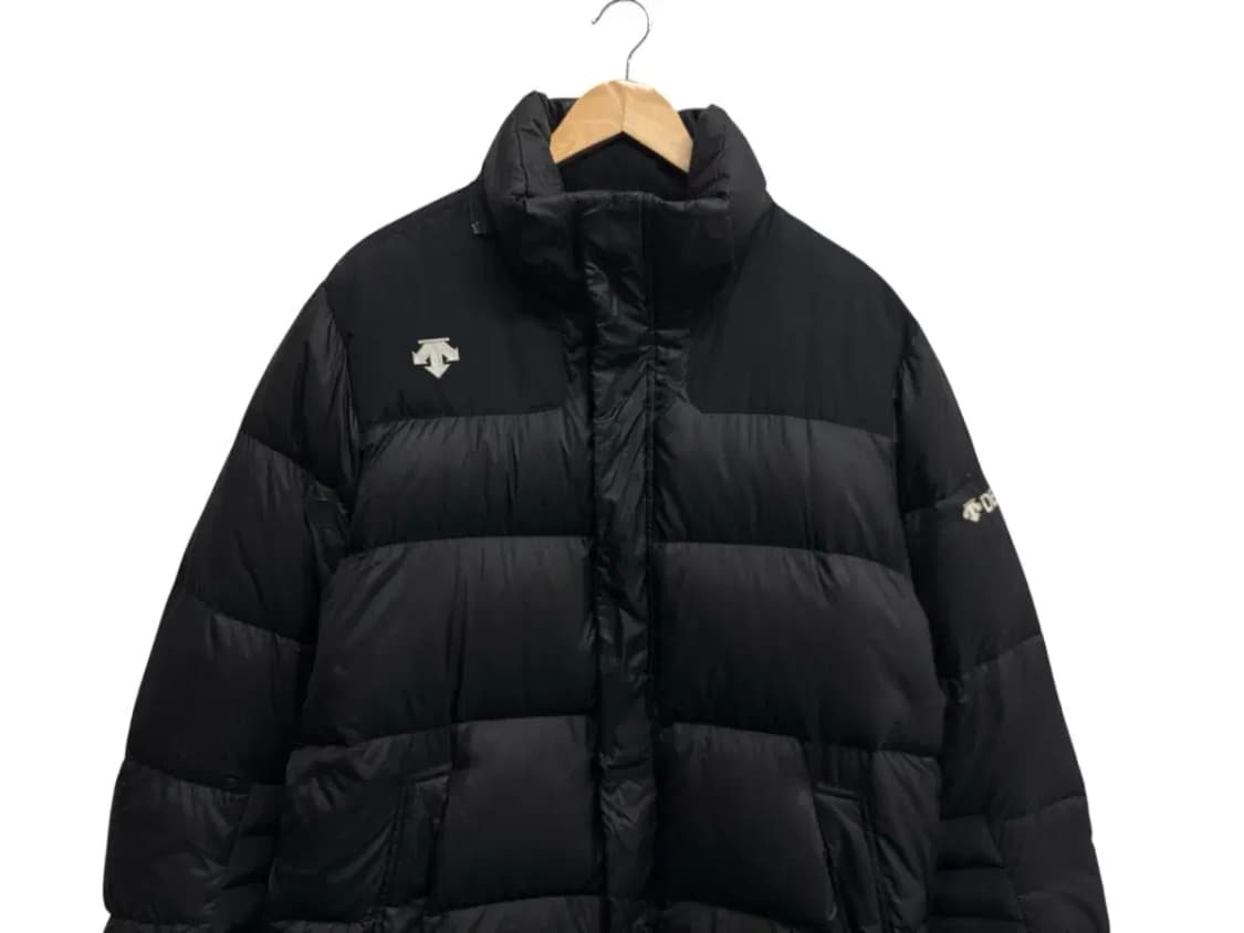 데상트 올블랙 덕다운 패딩 XL 상품이미지2