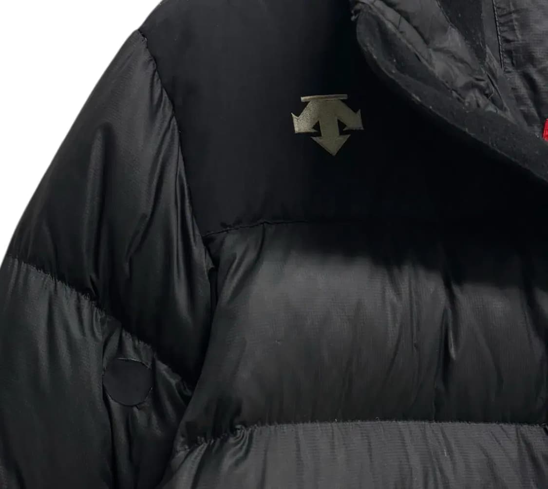 데상트 올블랙 덕다운 패딩 XL 상품이미지6