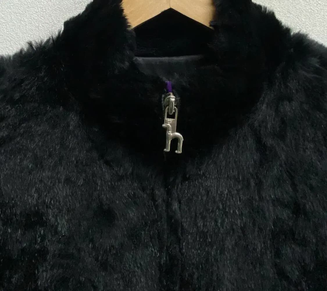 헤지스 토끼털 집업 가디건 90 S 상품이미지4