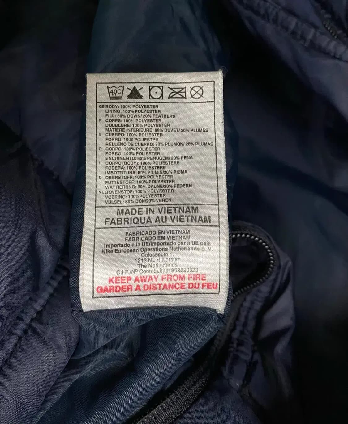 나이키 숏패딩 다운 점퍼 S 상품이미지6