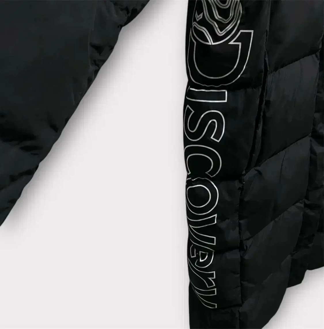디스커버리 로고 블랙 롱패딩 95 상품이미지3