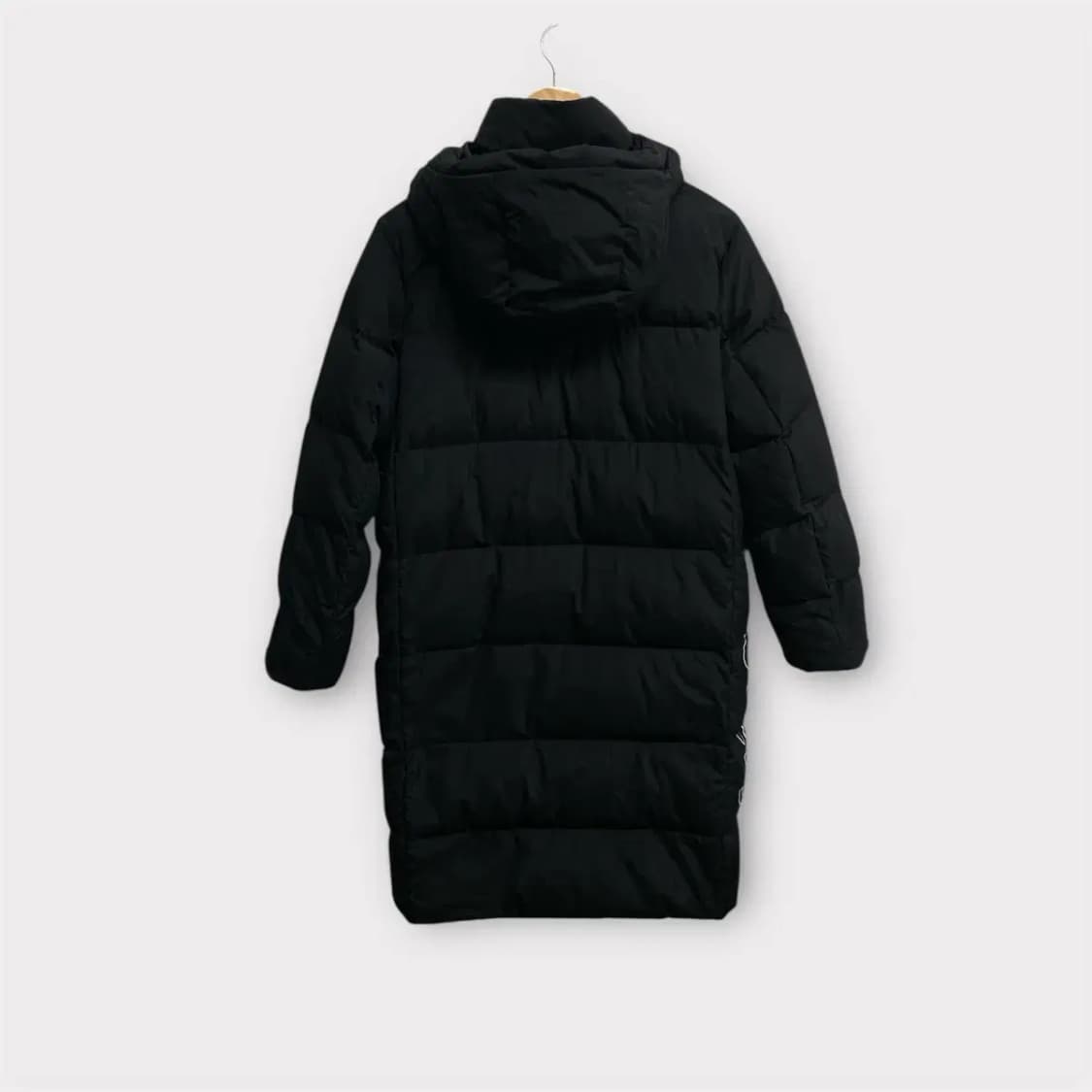 디스커버리 로고 블랙 롱패딩 95 상품이미지4