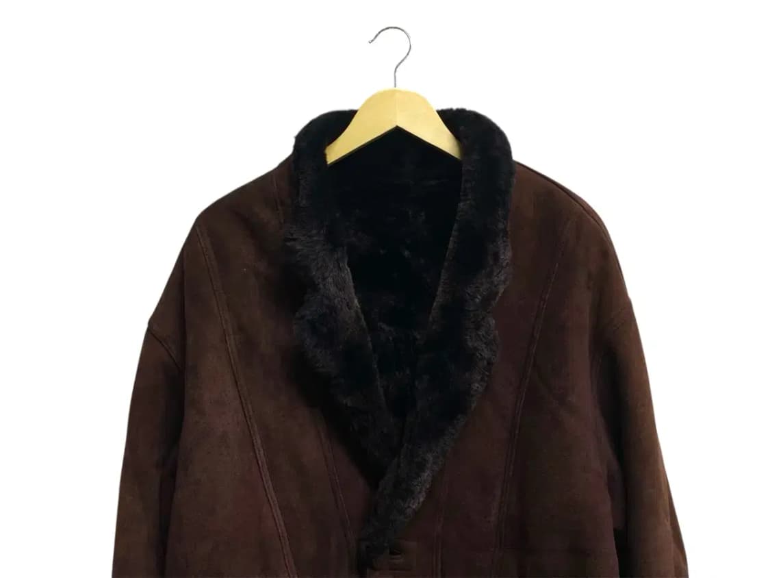 양가죽 브라운 무스탕 빈티지 점퍼 M-L 상품이미지2