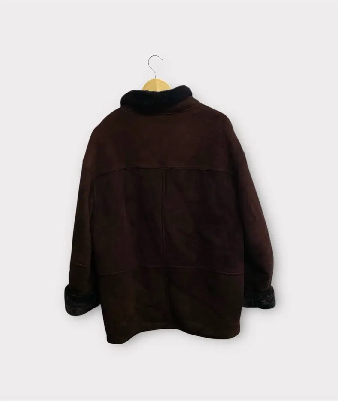 양가죽 브라운 무스탕 빈티지 점퍼 M-L 상품이미지3