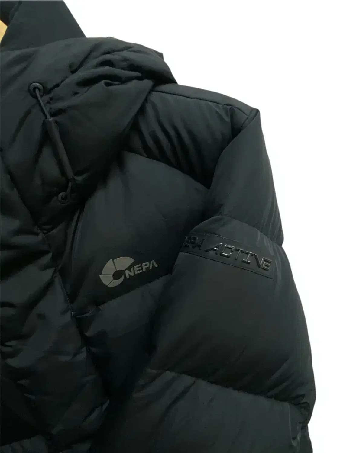 NEPA 네파 블랙 덕다운 롱패딩 90 상품이미지3