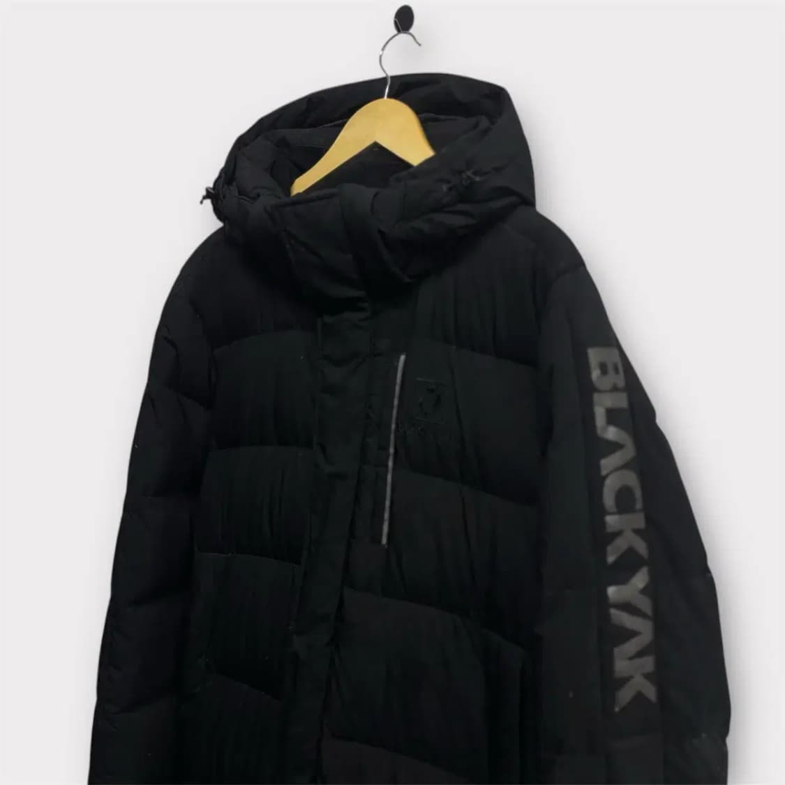 블랙야크 블랙 구스 롱패딩 L 상품이미지2