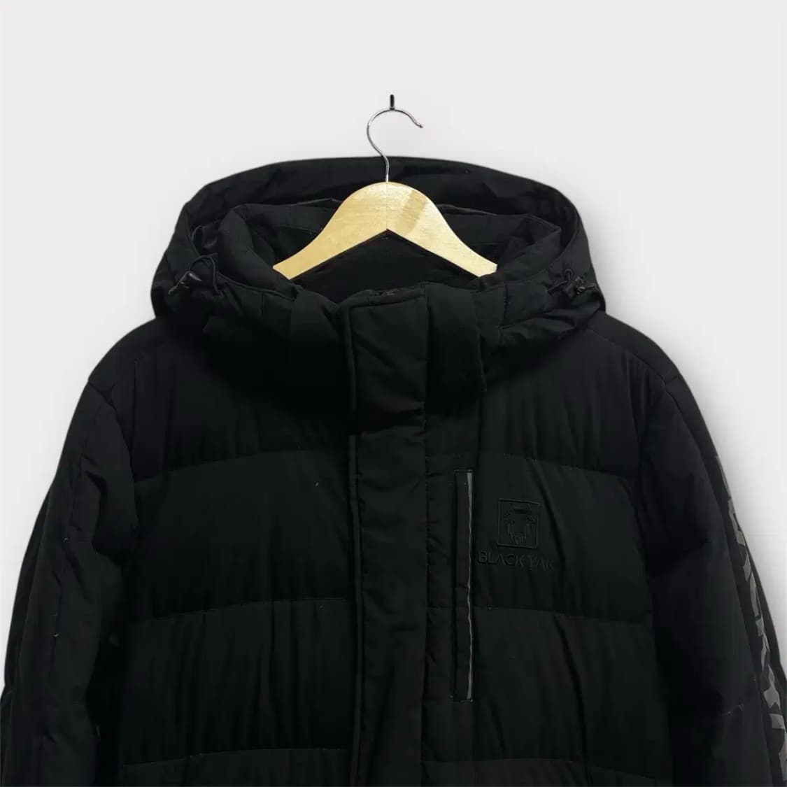 블랙야크 블랙 구스 롱패딩 L 상품이미지3