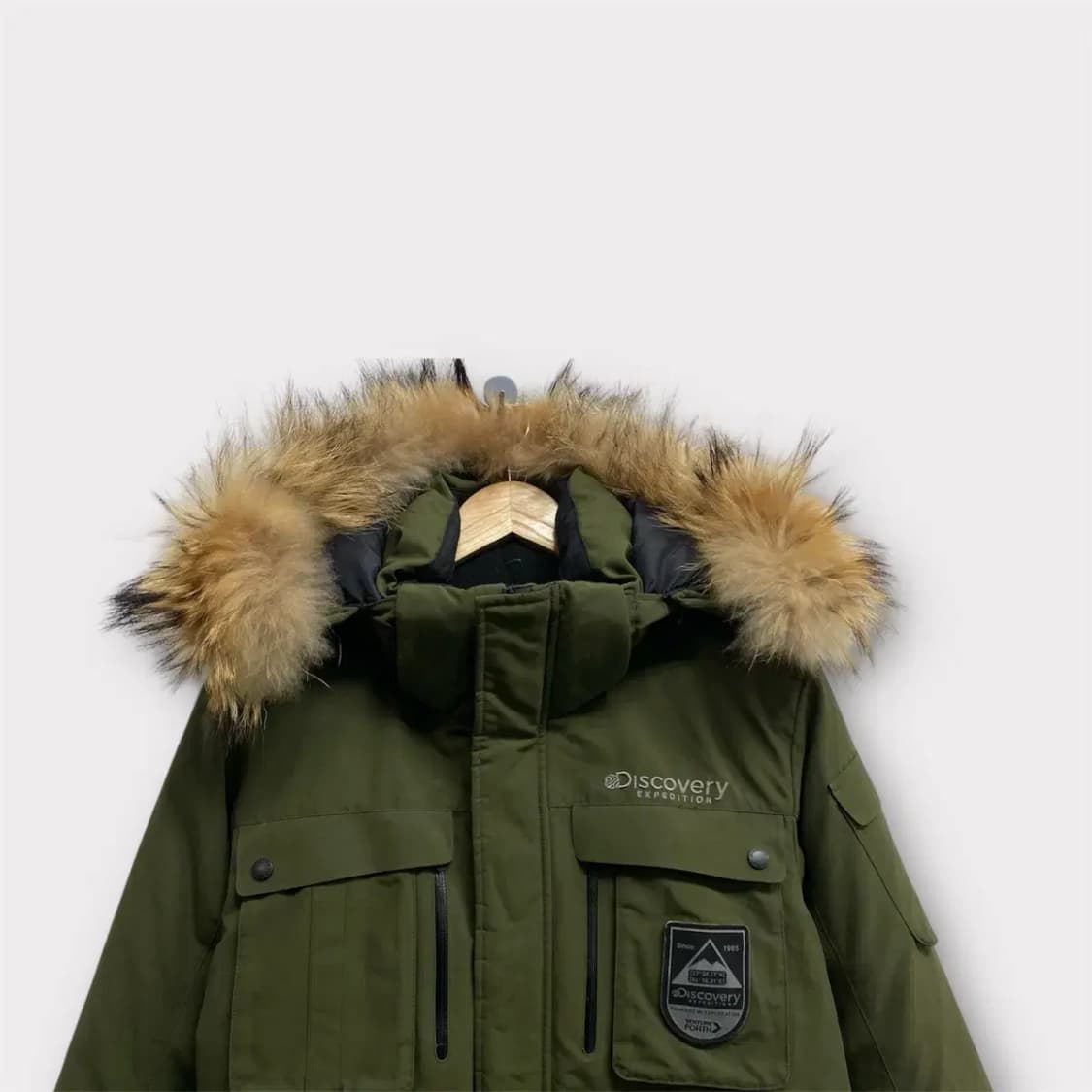 디스커버리 익스페디션 카키색 패딩 95 상품이미지2
