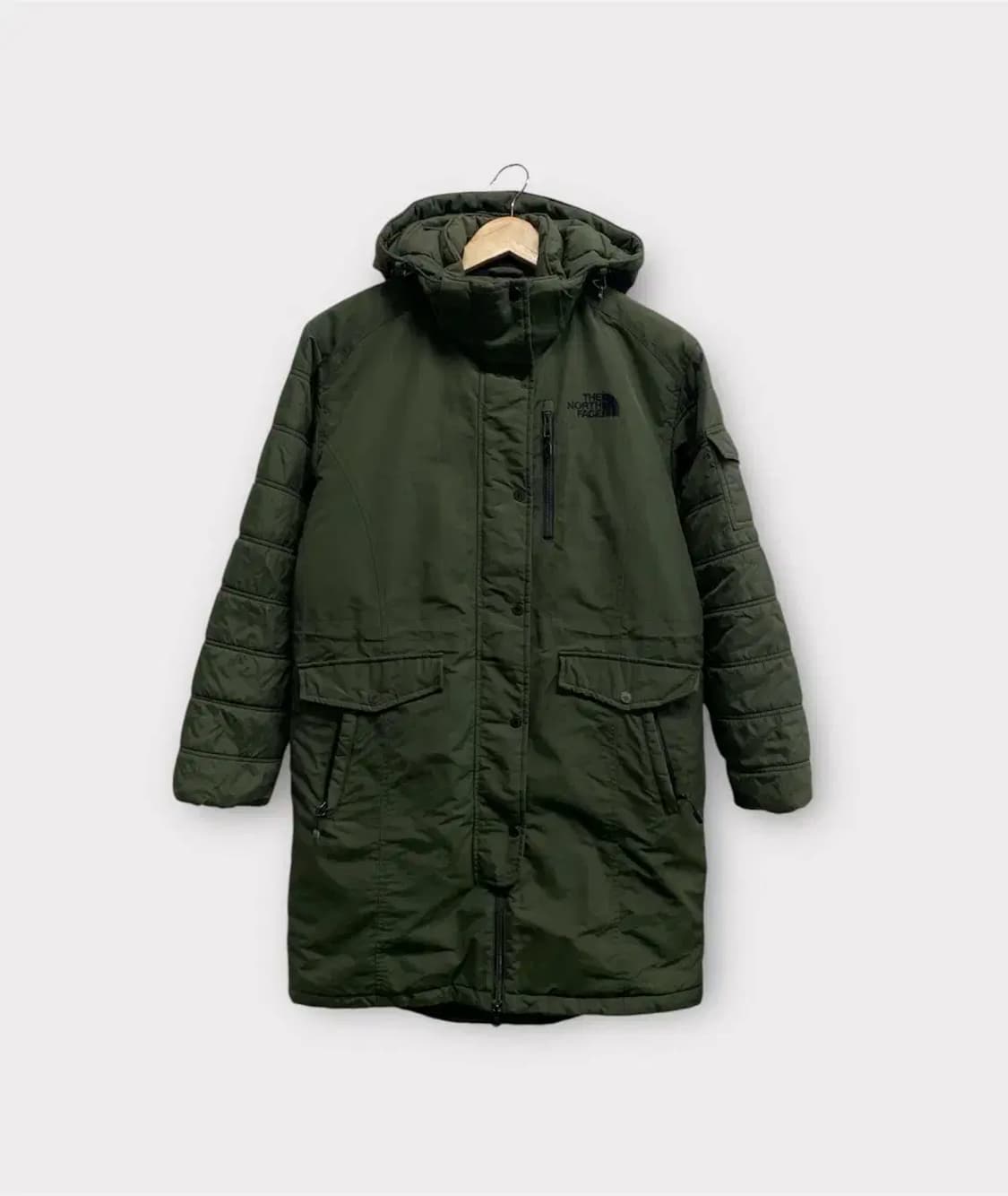 노스페이스 카키컬러 롱패딩 85 M 상품이미지1