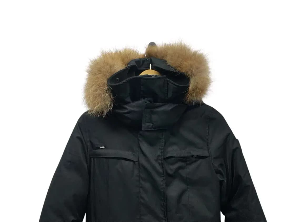 노비스 nobis. 쉬라 블랙 롱패딩 XS 상품이미지2