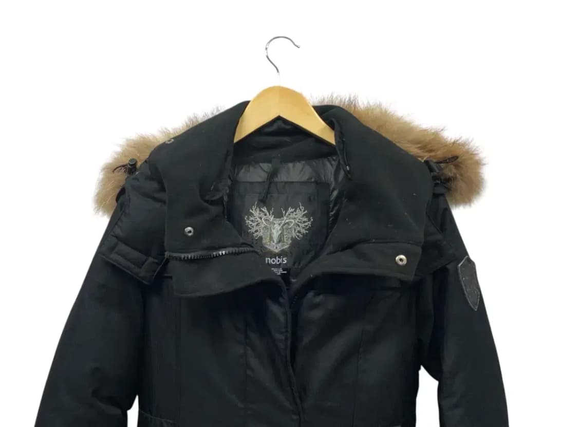 노비스 nobis. 쉬라 블랙 롱패딩 XS 상품이미지3