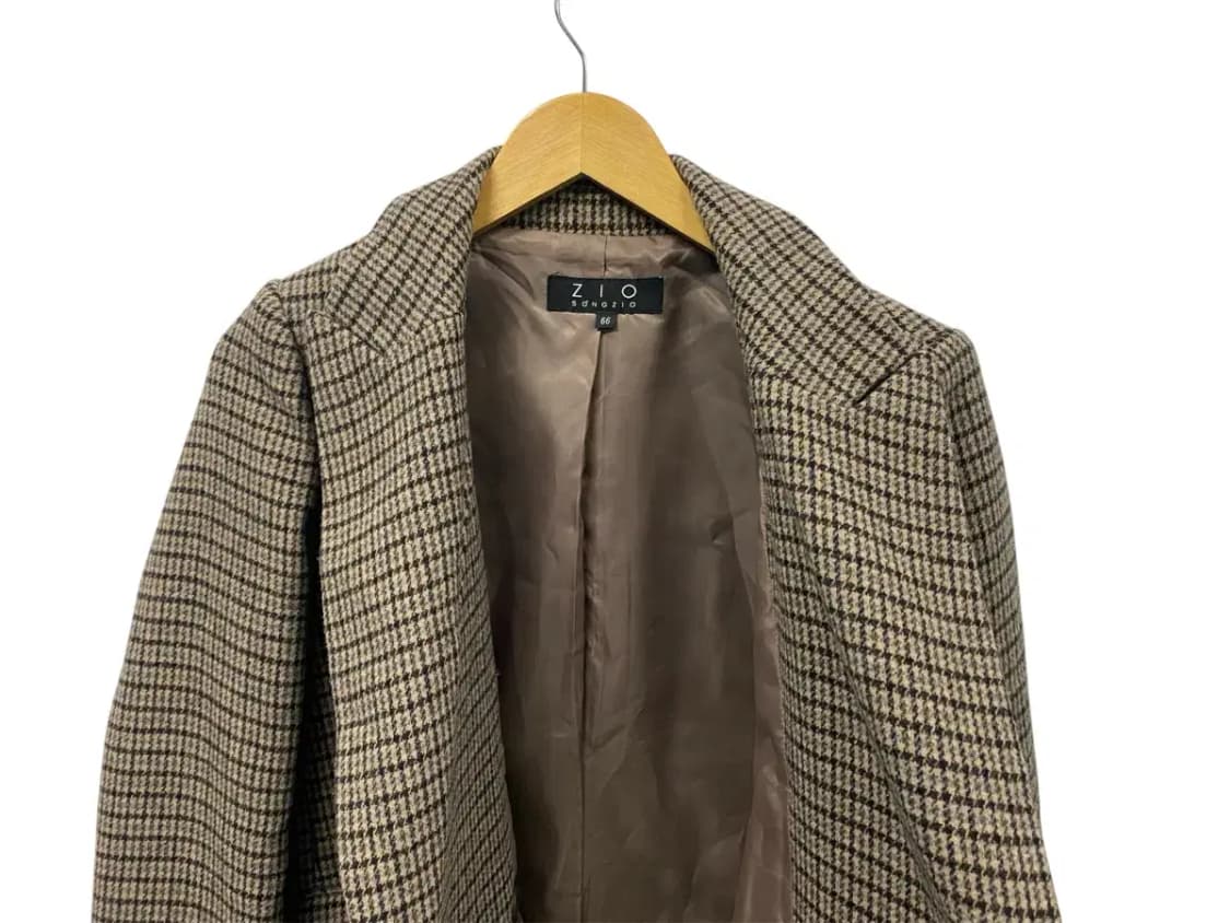 지오송지오 울 체크 더블코트 66 상품이미지3