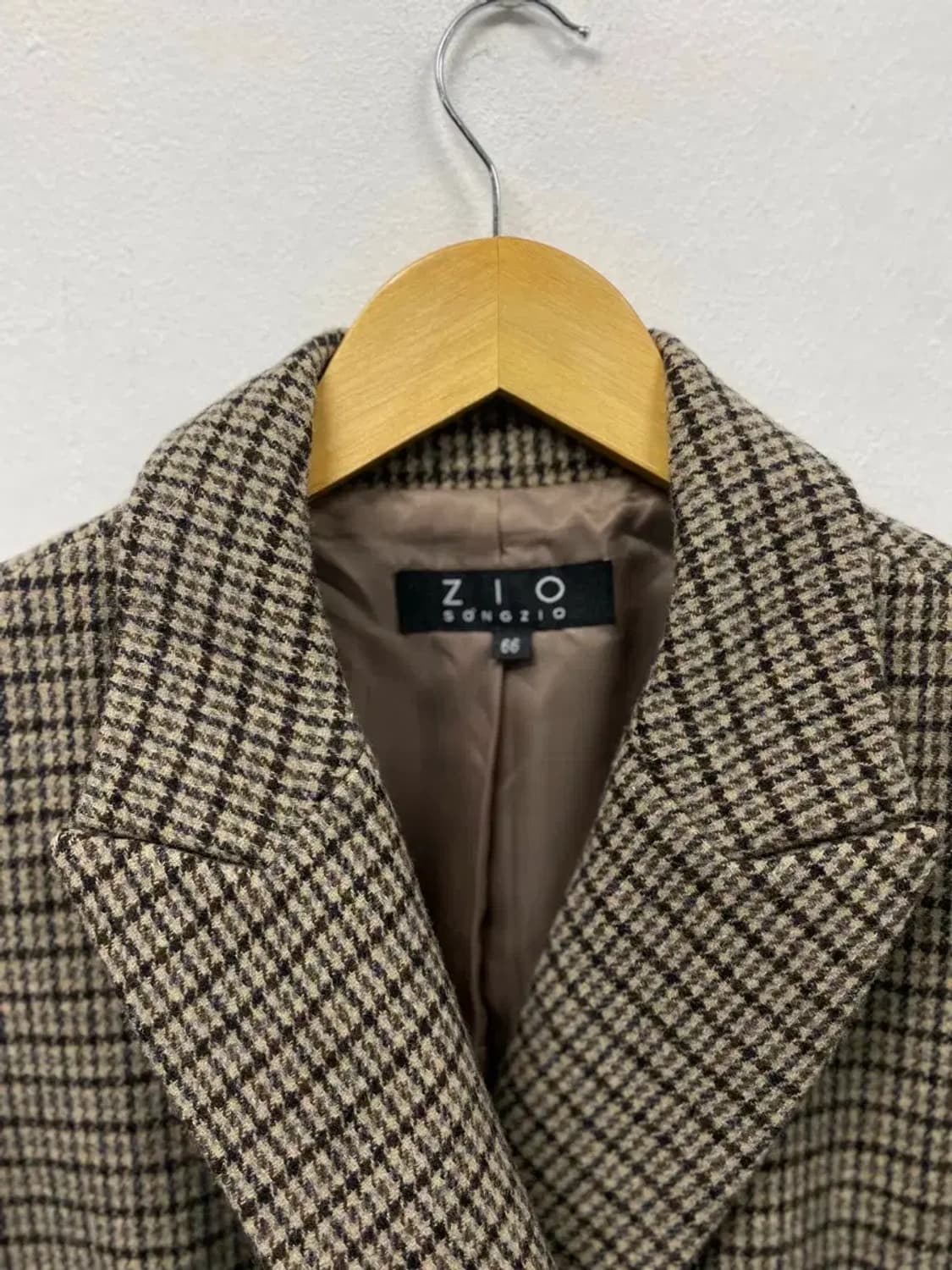 지오송지오 울 체크 더블코트 66 상품이미지6