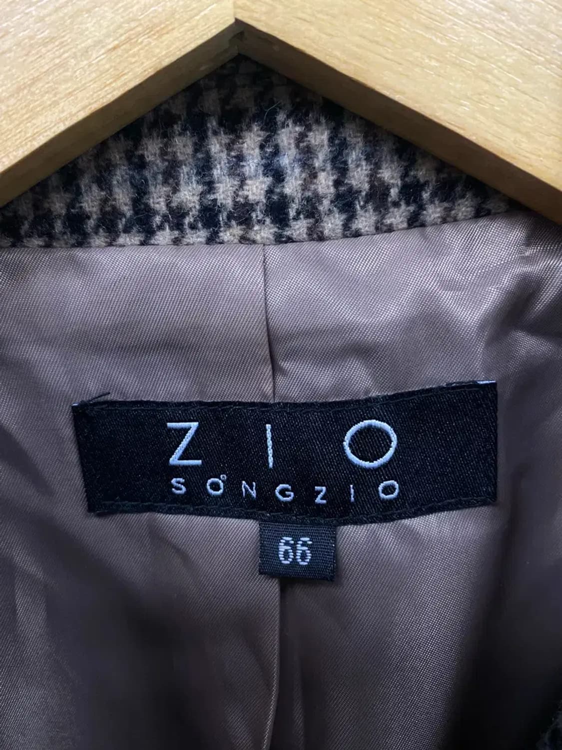 지오송지오 울 체크 더블코트 66 상품이미지7