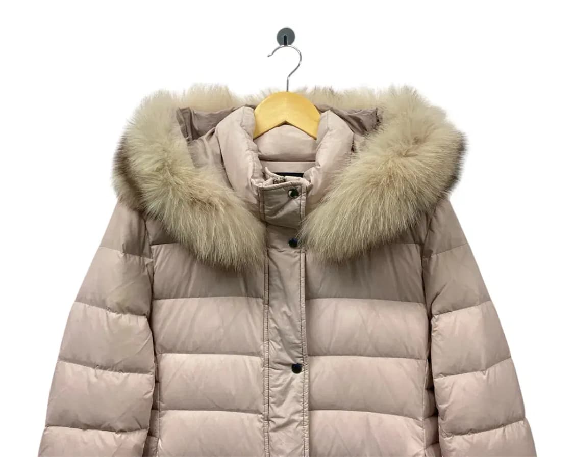 마쥬 maje 폭스퍼 구스패딩 코트 S 상품이미지3