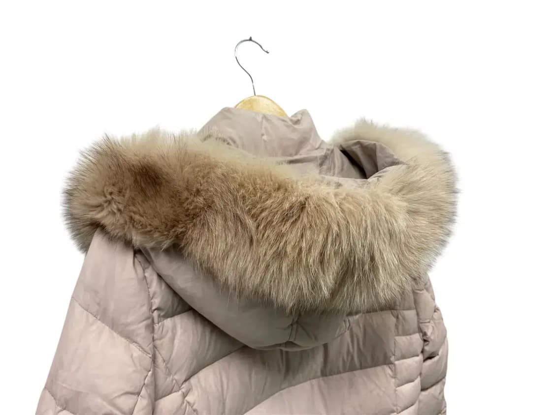 마쥬 maje 폭스퍼 구스패딩 코트 S 상품이미지4