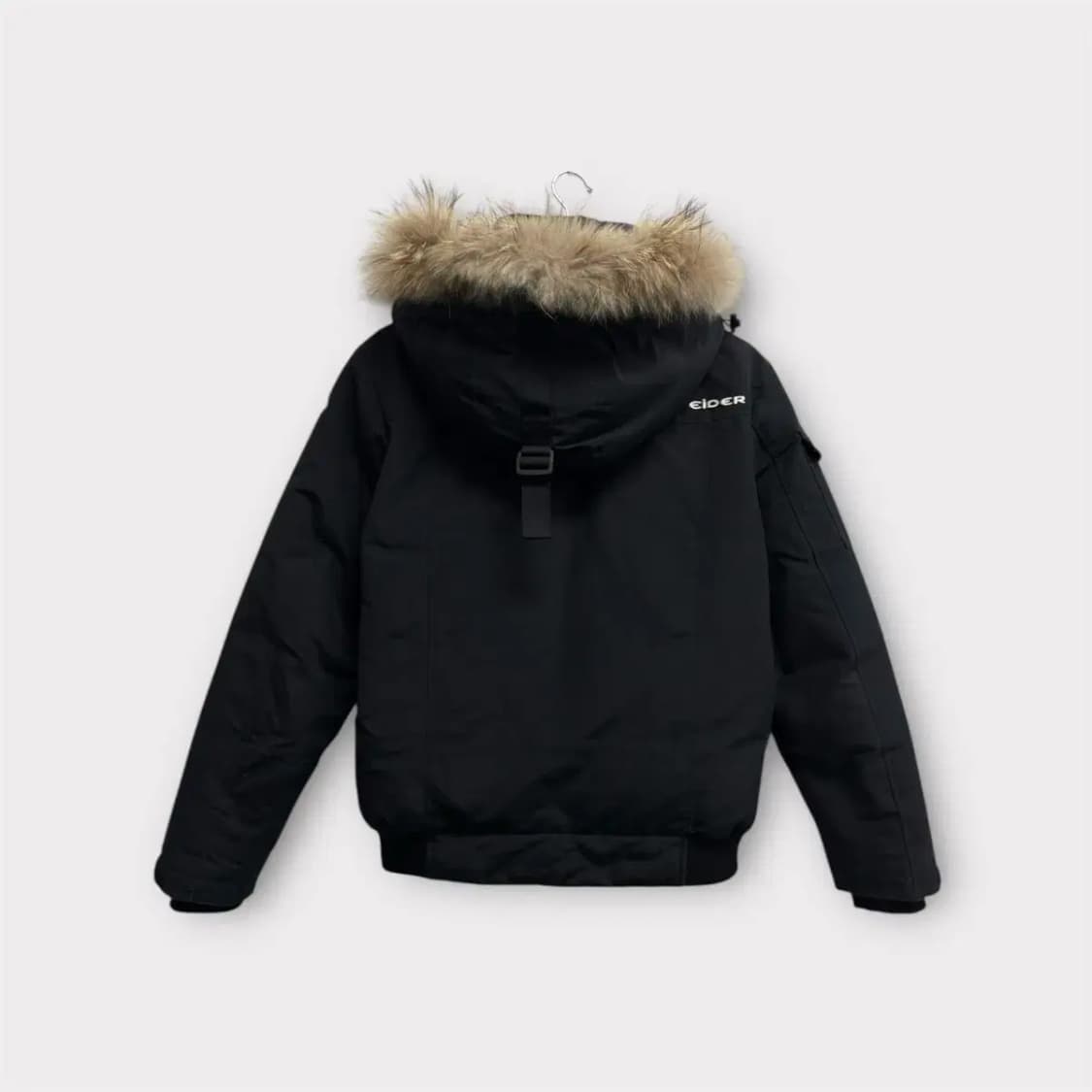 아이더 Eider 블랙 구스 숏패딩 S 상품이미지3