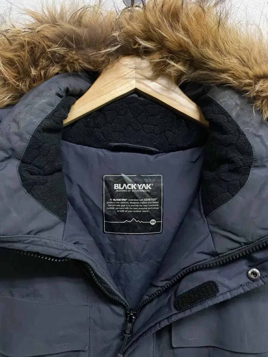 블랙야크 그레이 구스패딩 L 상품이미지5