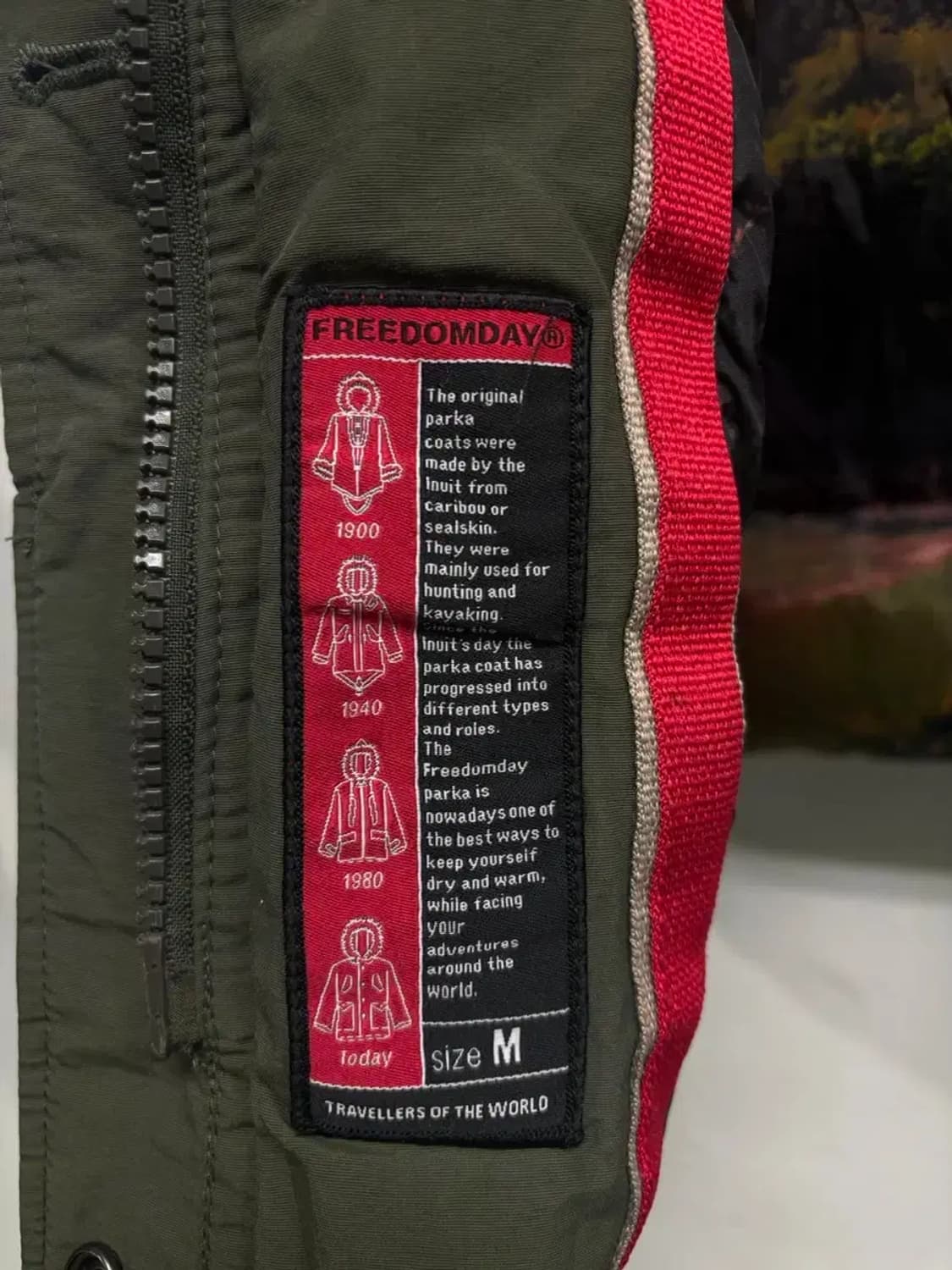 프리덤데이 FREEDOMDAY  다운 자켓 M 상품이미지7