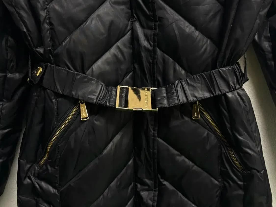 마이클코어스 금장벨트 다운 패딩 XS 상품이미지4