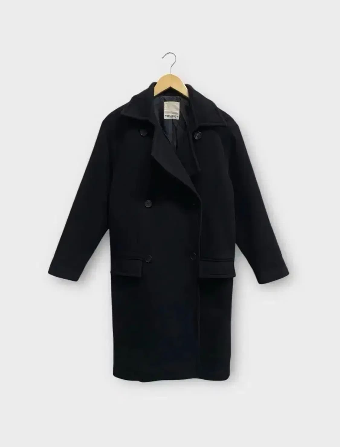 톰보이 블랙 코트 free 상품이미지1