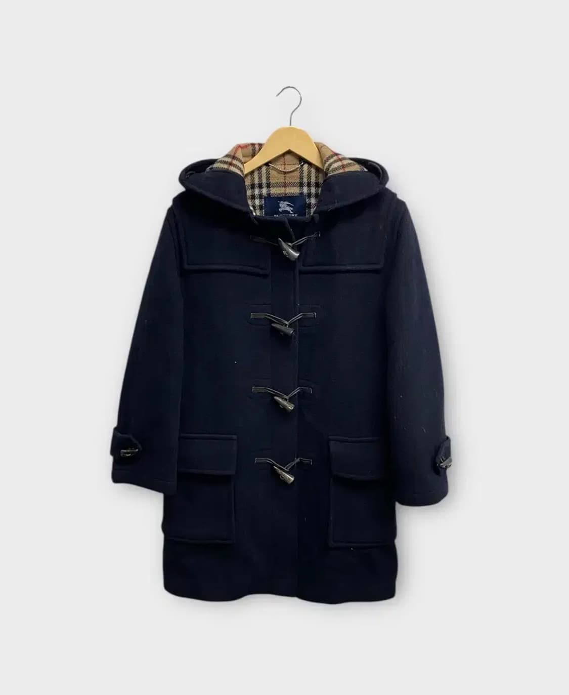 버버리 울 더플 코트 M-L 상품이미지1