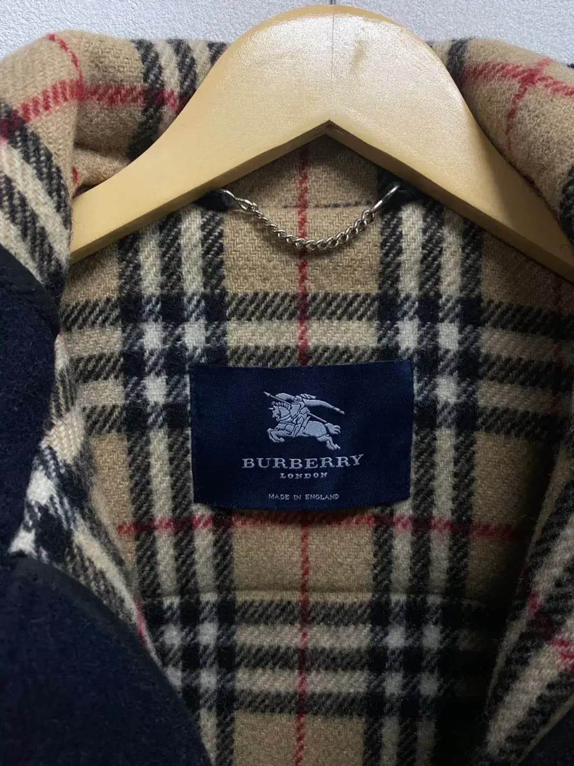 버버리 울 더플 코트 M-L 상품이미지7