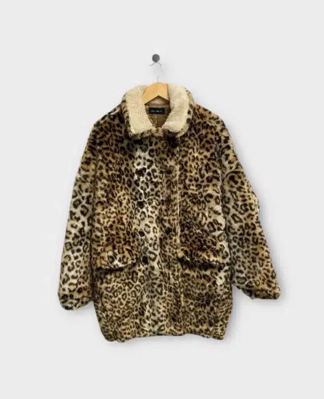 제인버킨 호피 레오파드 퍼 코트 free 상품이미지1