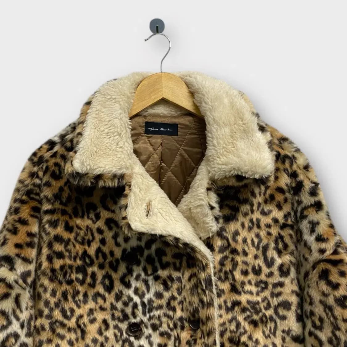 제인버킨 호피 레오파드 퍼 코트 free 상품이미지5