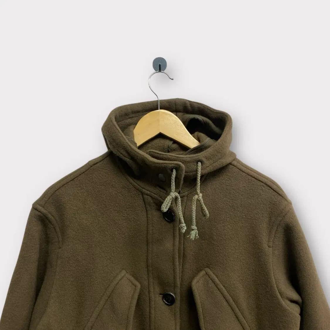 스튜디오 톰보이 울 후드 코트 free 상품이미지2